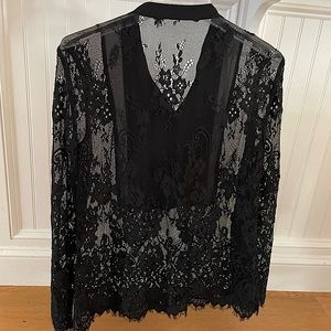 White House Black Market Lace Top